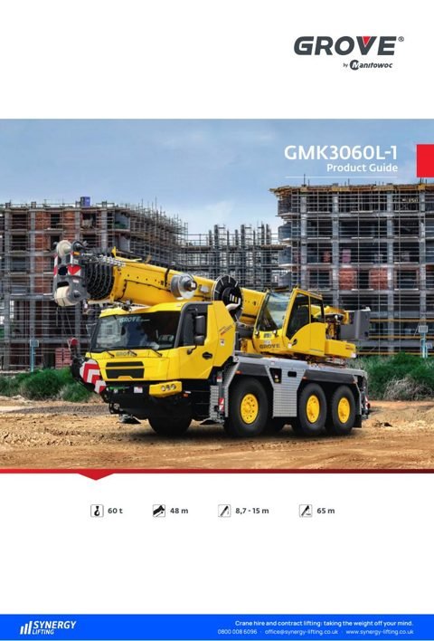 First page of the Grove GMK3060L-1 specification sheet
