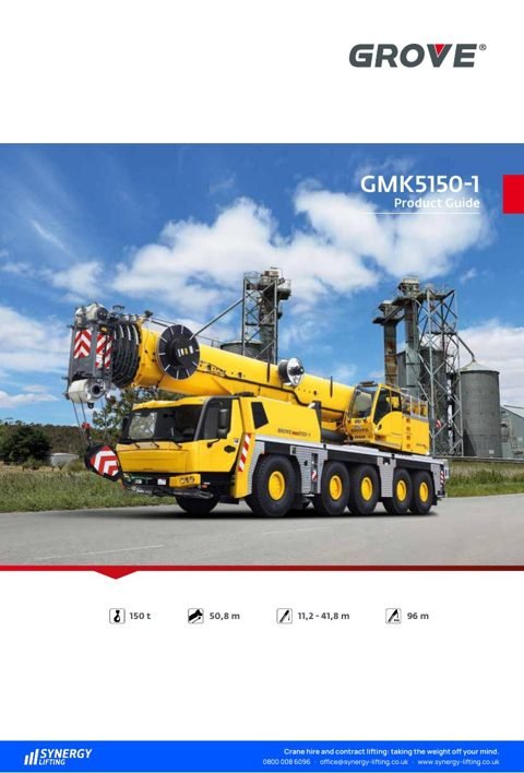 First page of the Grove GMK5150-1 specification sheet