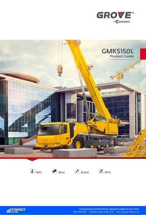 First page of the Grove GMK5150L specification sheet