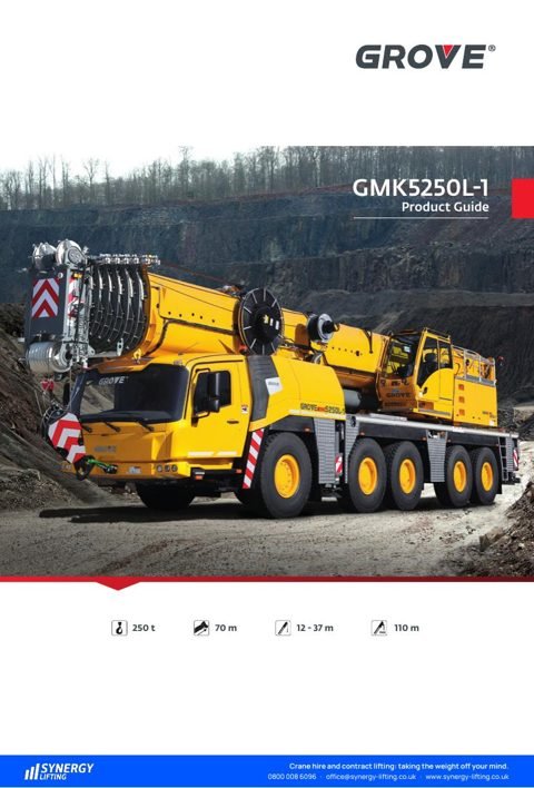 First page of the Grove GMK5250L-1 specification sheet