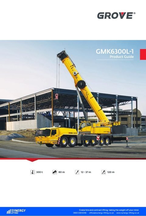 First page of the Grove GMK6300L-1 specification sheet